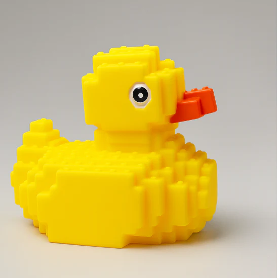 Large Building Block Duck - Image 2