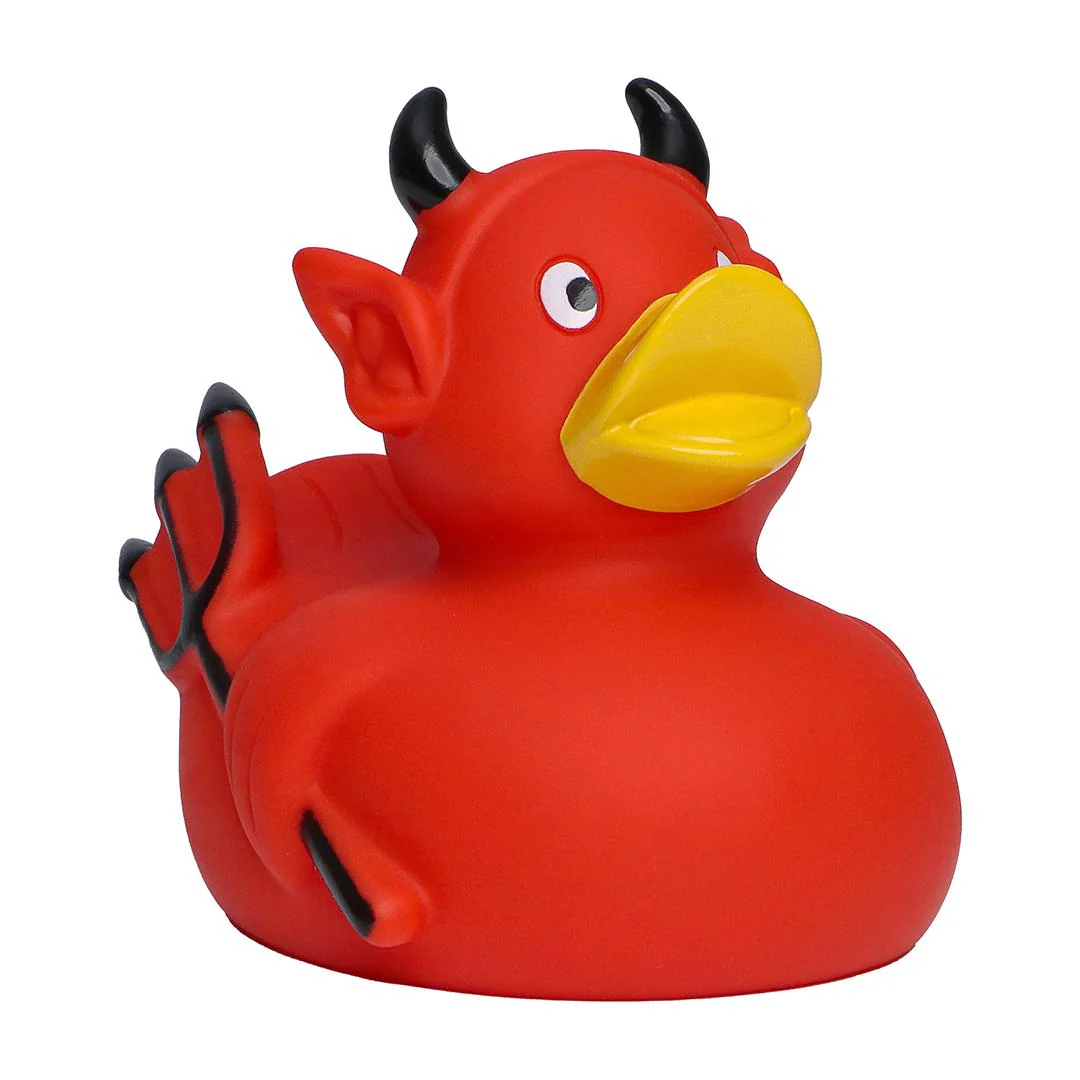 Devil Rubber Duck - Red - Image 3
