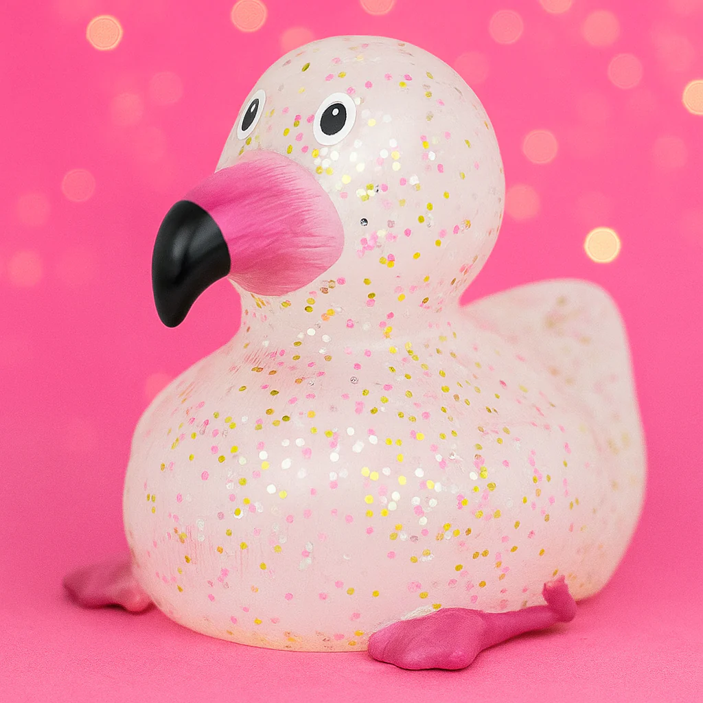 Flamingo Duck, Glitter