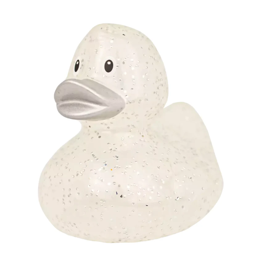 Glitter Duck, Silver - Image 3