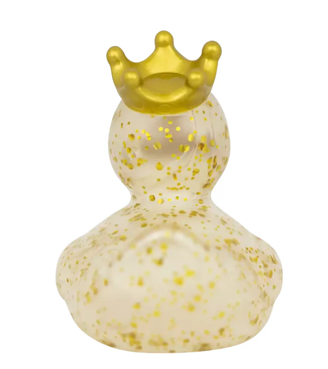 Glitter Duck with Crown, Gold - Image 7
