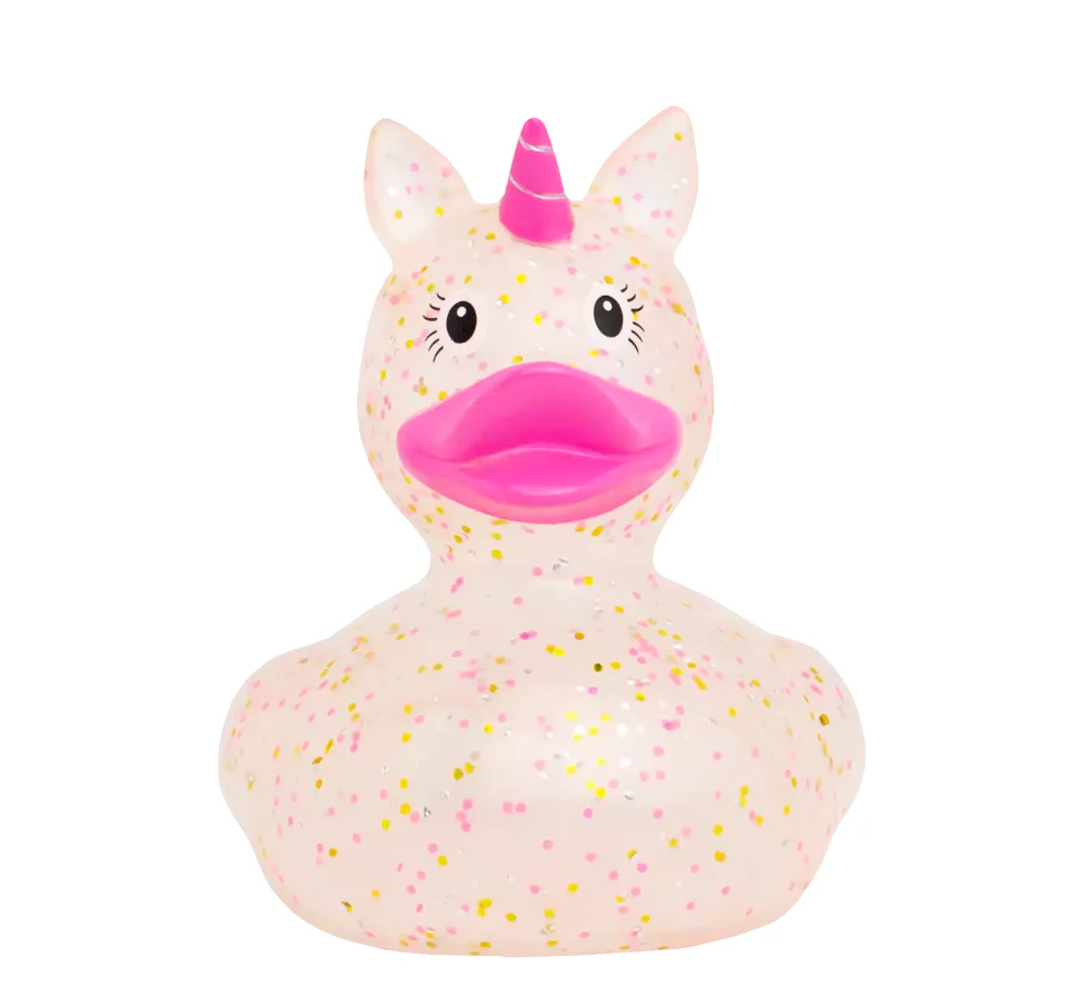 Glitter Unicorn Duck, Pink - Image 3