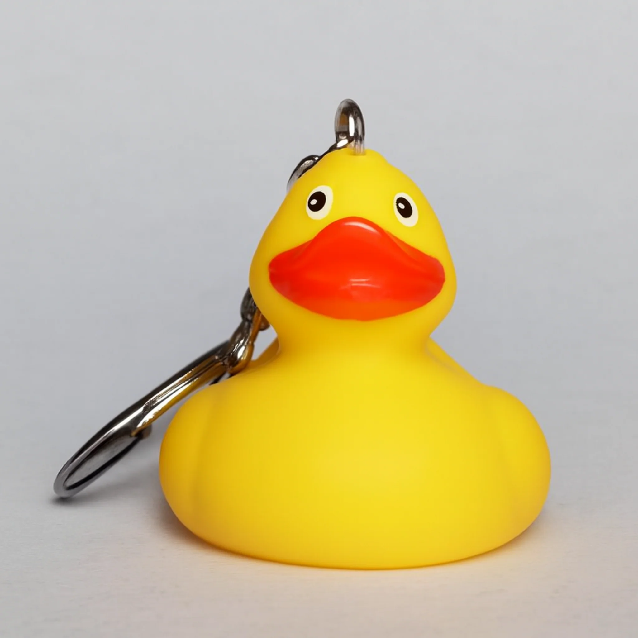 Mini Yellow Rubber Duck Keychain