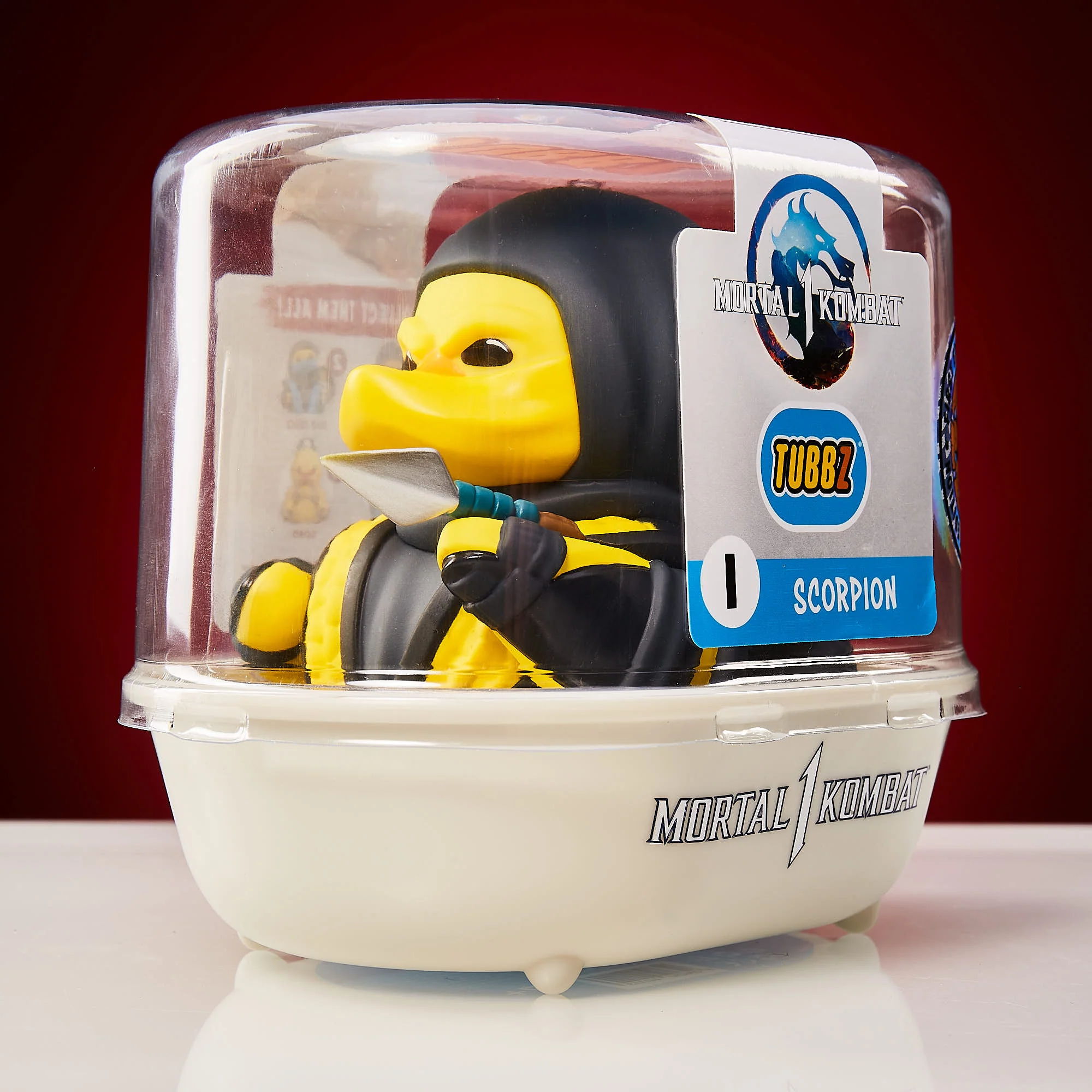 Official Mortal Kombat Scorpion TUBBZ Cosplaying Duck Collectible - Image 7