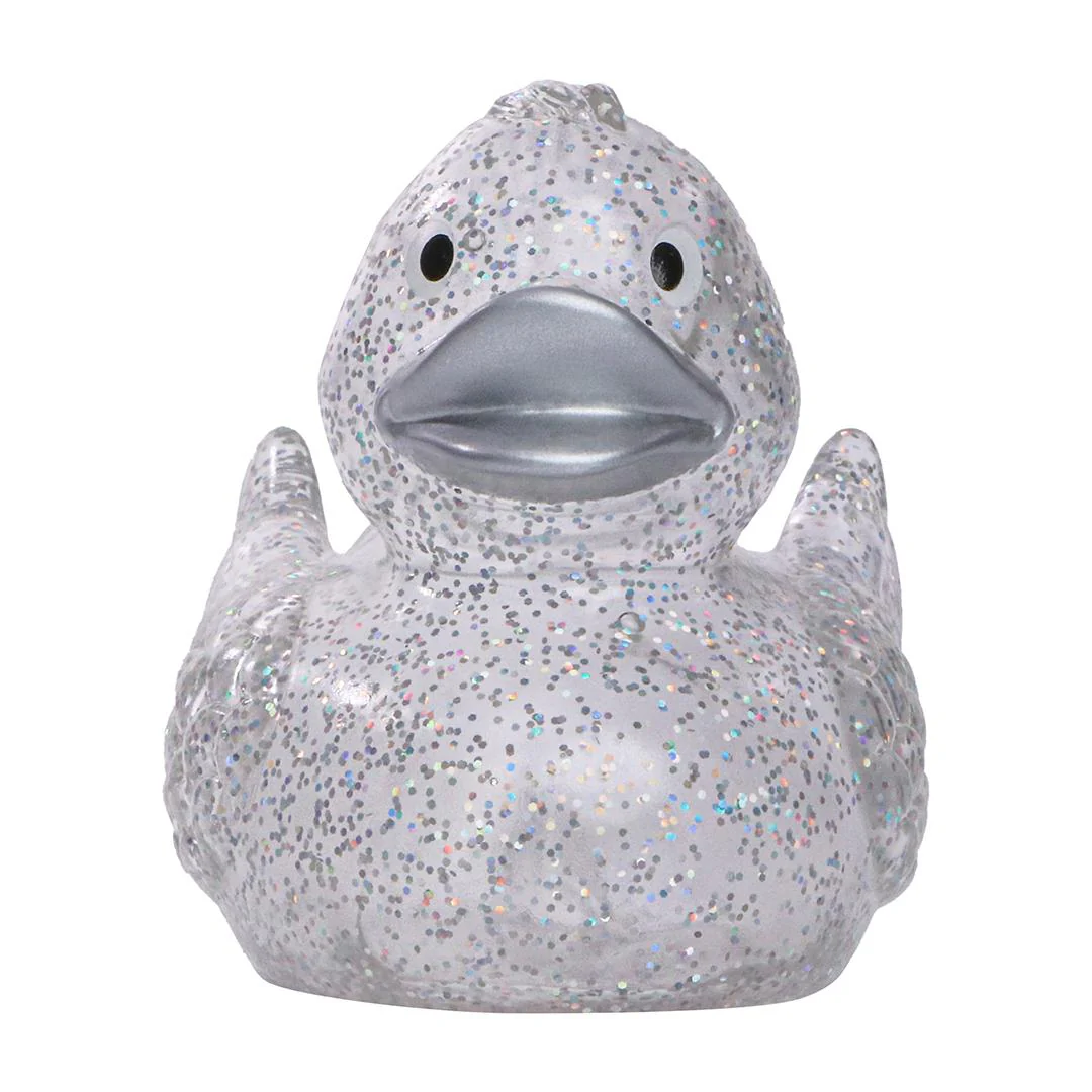 Simple Rubber Duck - Grey Glittery - Image 3