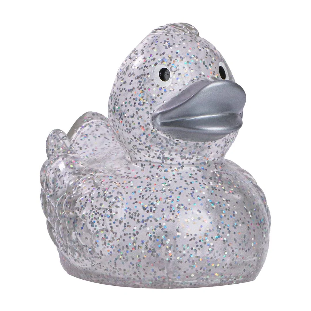 Simple Rubber Duck - Grey Glittery - Image 4