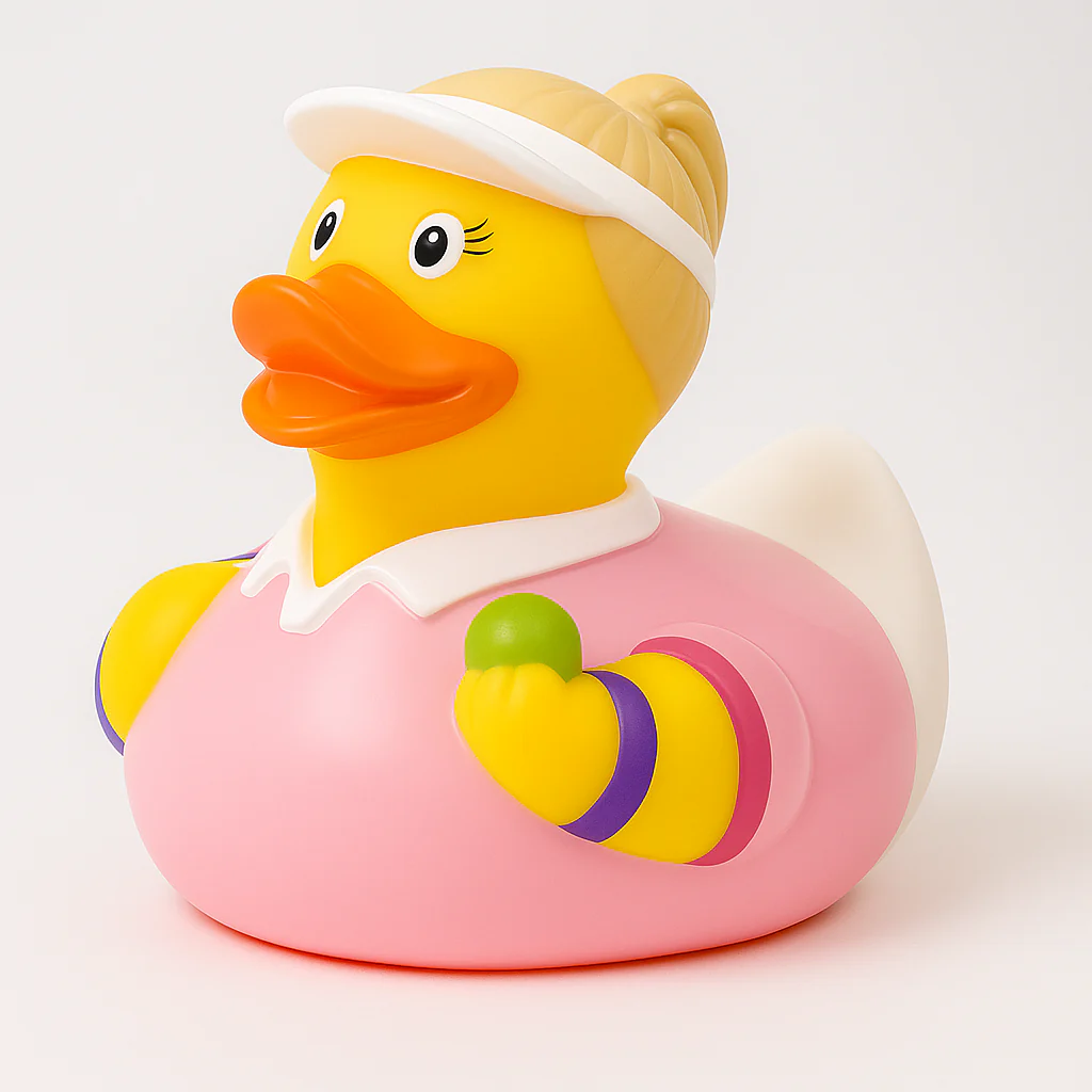 Tennis Player Female Duck - Image 2