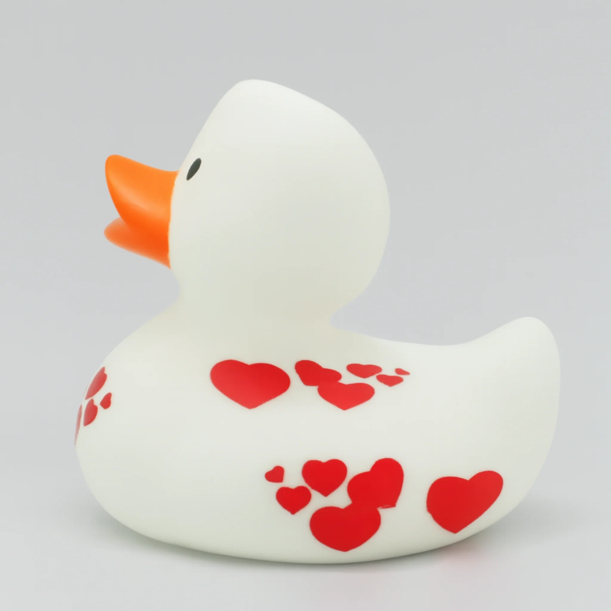 White Duck with Red Hearts - Image 3